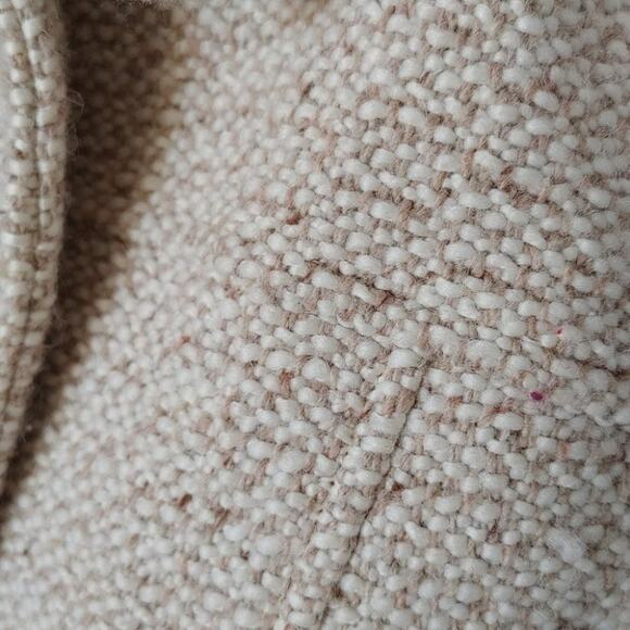 Liz Claiborne Outfitters Light Cream White Size Large L Heavy Button Coat Winter - Picture 2 of 16